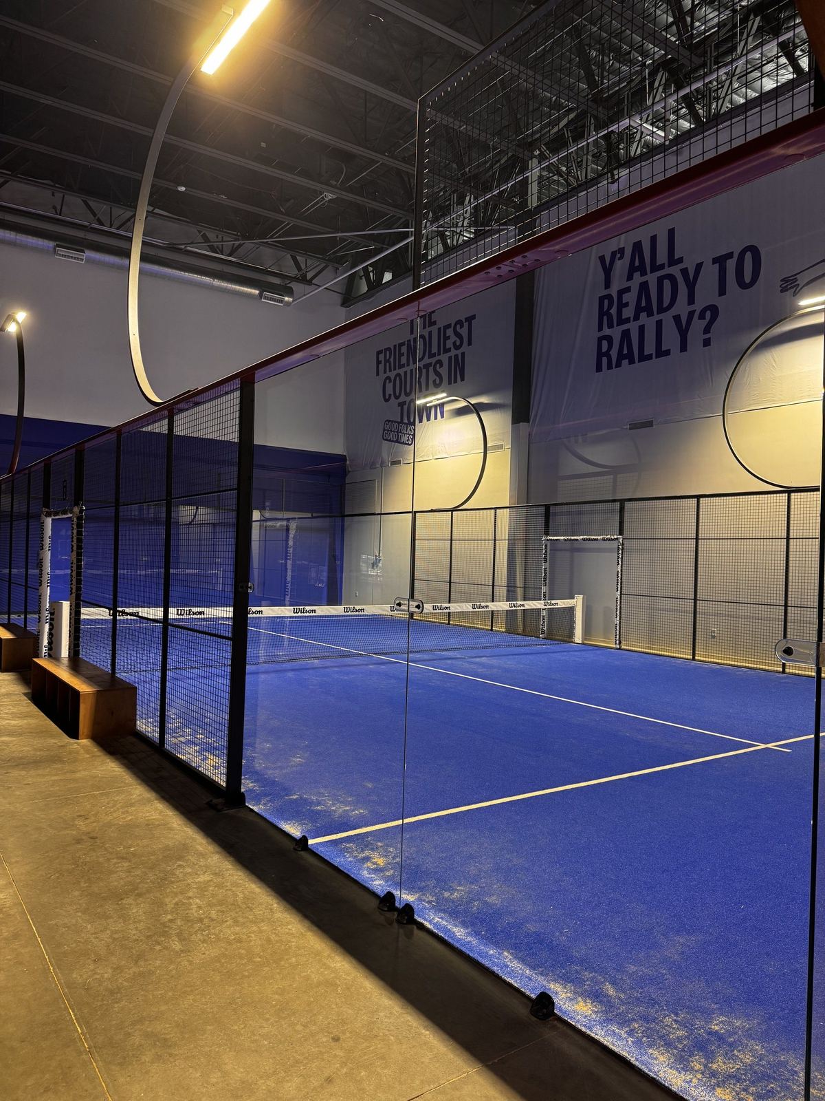 Courtside at Lobb's Padel